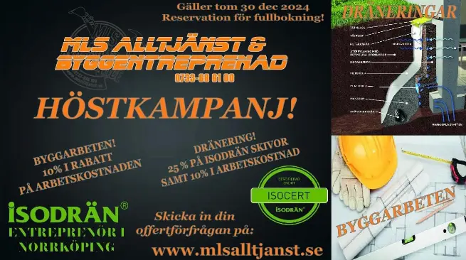 Kampanj hos grävfirma nära Linköping